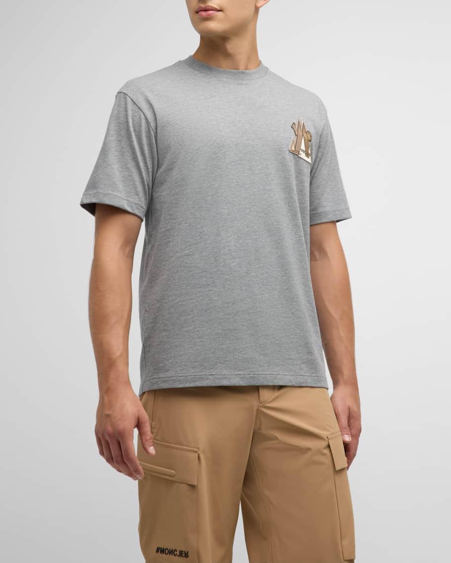 Men's Heathered Logo-Patch T-Shirt  Product Image