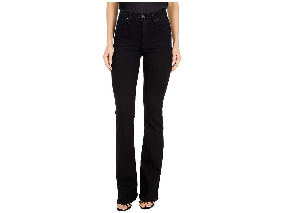 Hudson Jeans Barbara High-Waisted Bootcut Black) Women's Jeans Product Image