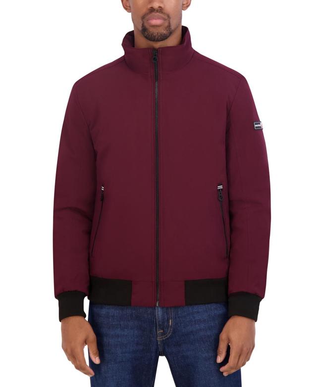 Nautica Mens Transitional Zip-Front Bomber Jacket Product Image