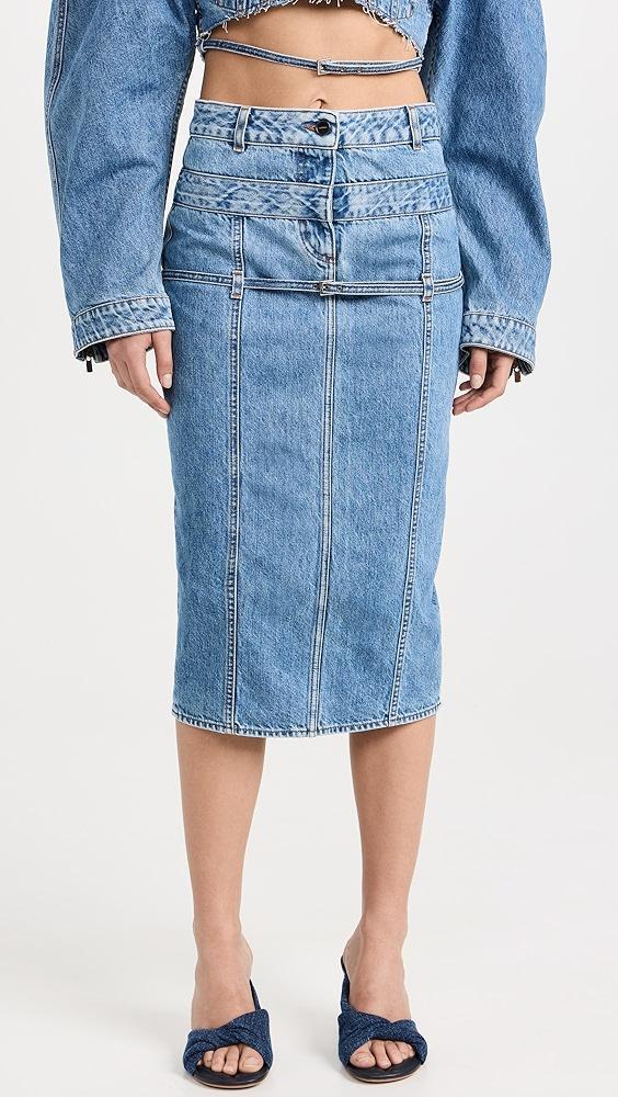 Jacquemus La Jupe De Nimes Criollo Skirt | Shopbop Product Image