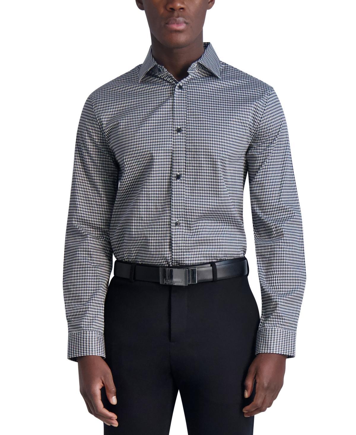 Karl Lagerfeld Paris Mens Slim-Fit Karl-Head Woven Shirt Product Image