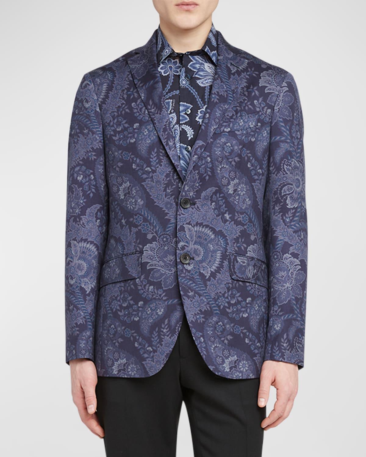 Men's Lightweight Paisley-Print Jacket Product Image