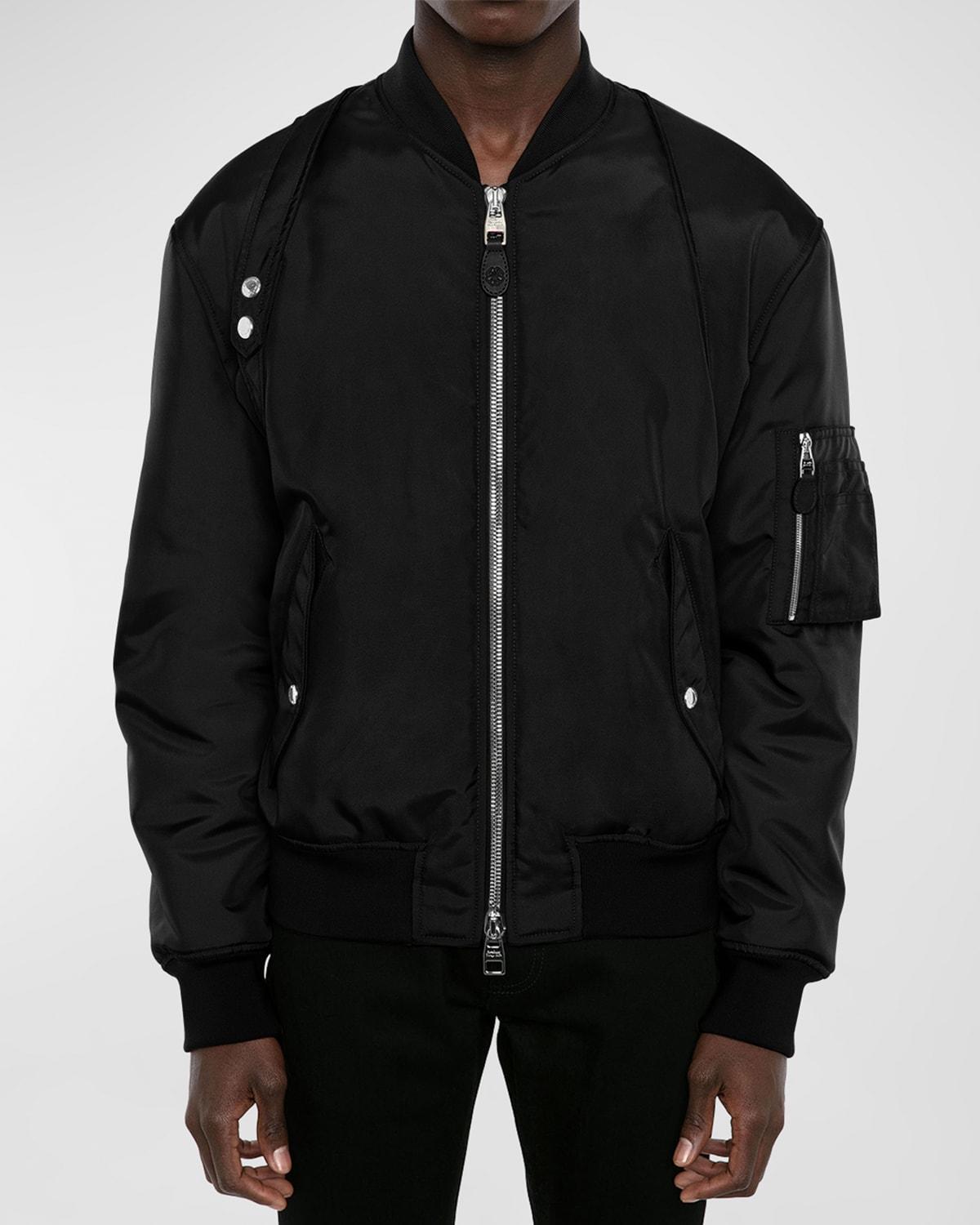 Mens Harness Bomber Jacket Product Image