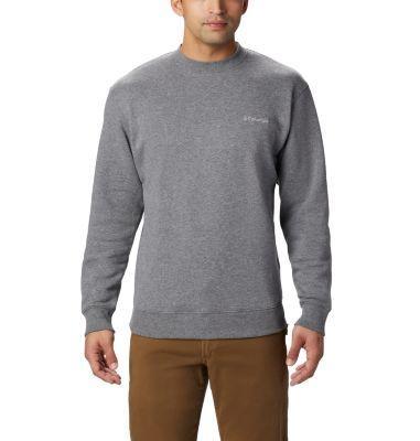 Mens Columbia Hart Mountain II Crewneck Pullover Blue Product Image