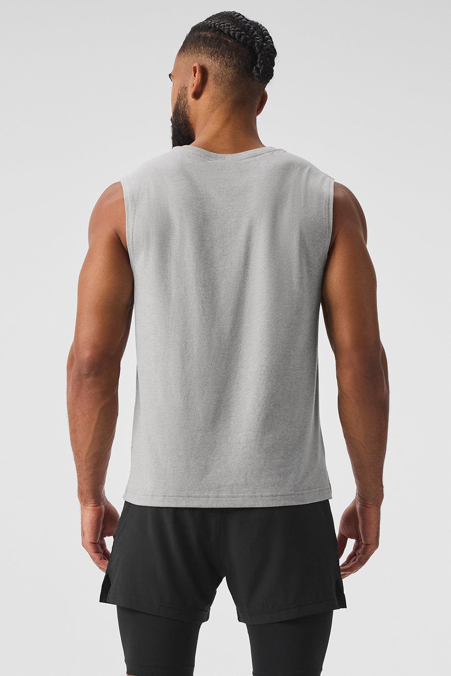 The Triumph Muscle Tank - Athletic Heather Grey Product Image