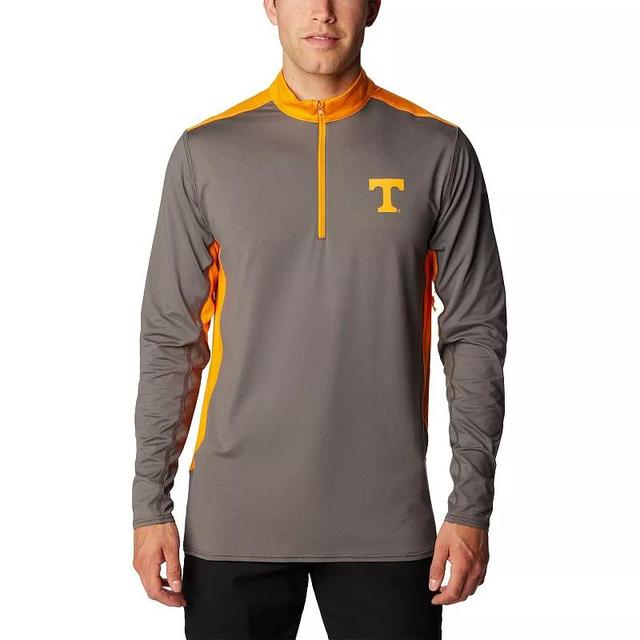 Mens Columbia Gray Tennessee Volunteers Tech Trail Omni-Shade Quarter-Zip Top Product Image