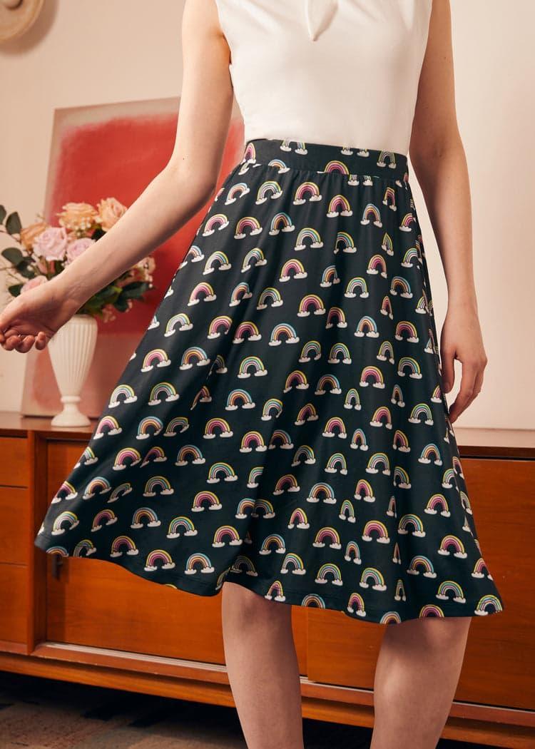 Excellence Attained Knit A-Line Skirt Product Image