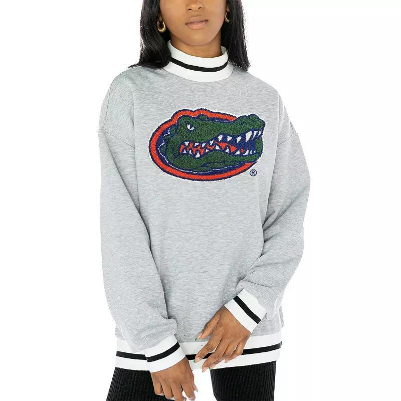 Womens Gameday Couture Gray Florida Gators In It To Win It Sporty Pullover Sweatshirt product image