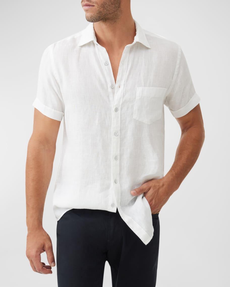 Mens Palm Heights Linen Short-Sleeve Shirt Product Image