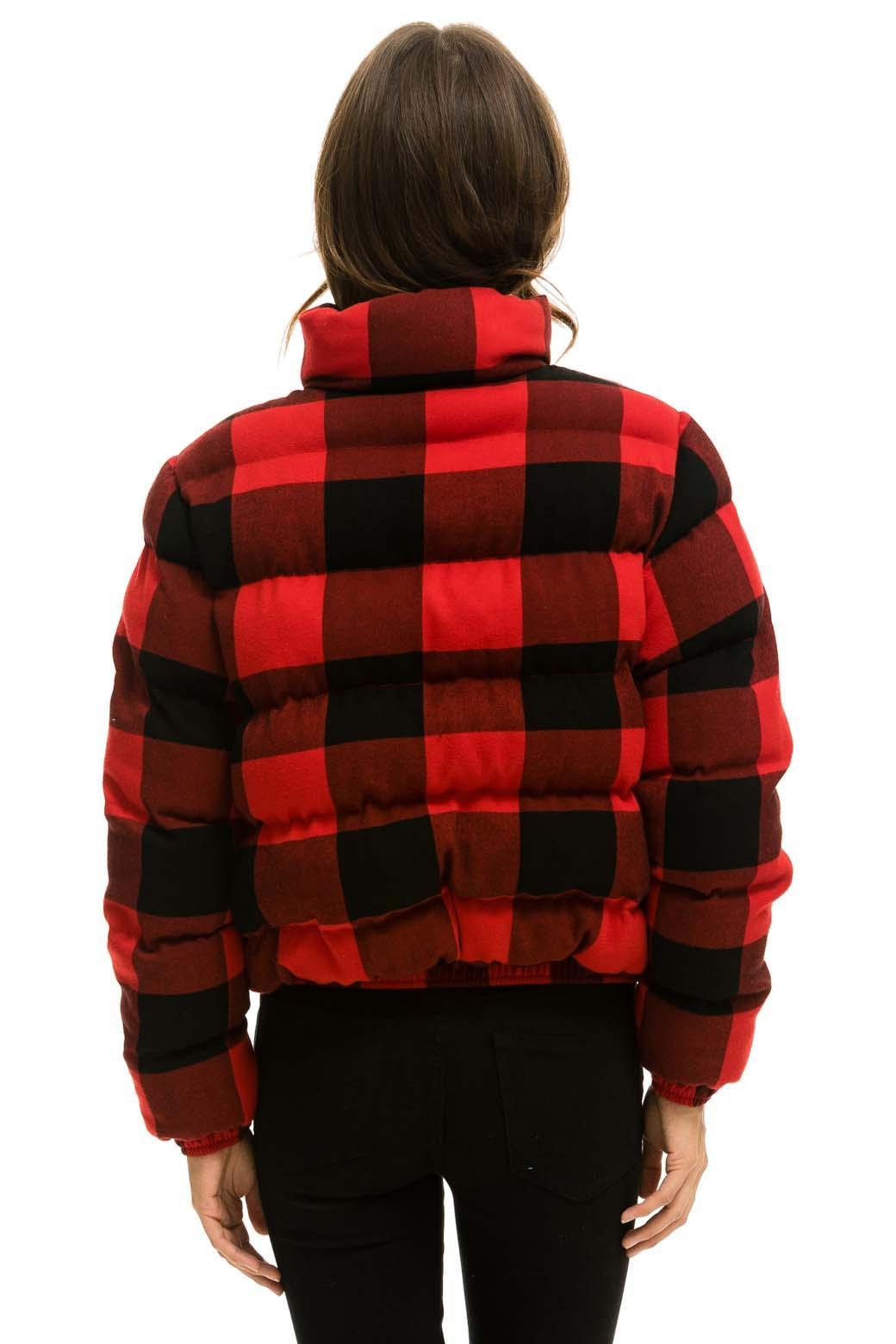 APRES PLAID PUFFER JACKET - BUFFALO PLAID Female Product Image