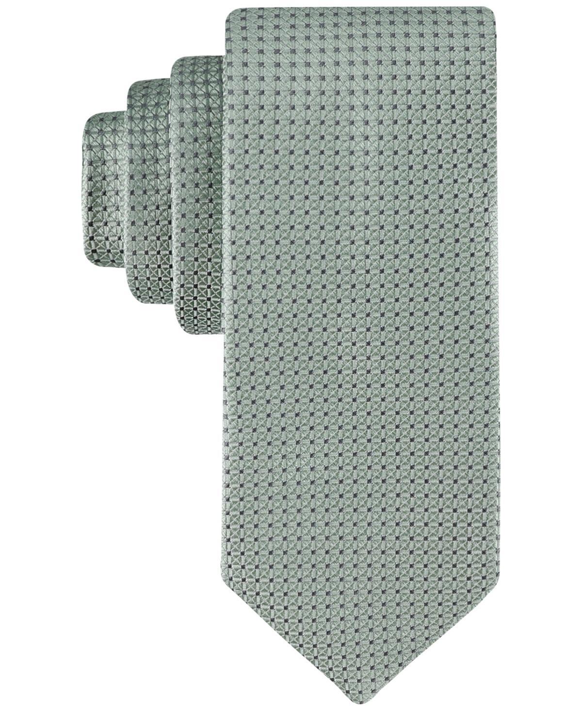 Calvin Klein Mens Sabrina Micro-Grid Tie Product Image