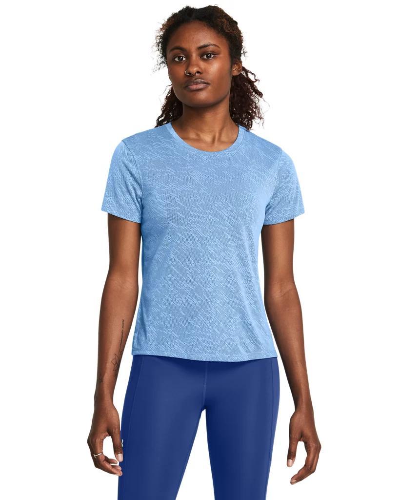 Women's UA Launch Camo Short Sleeve Product Image