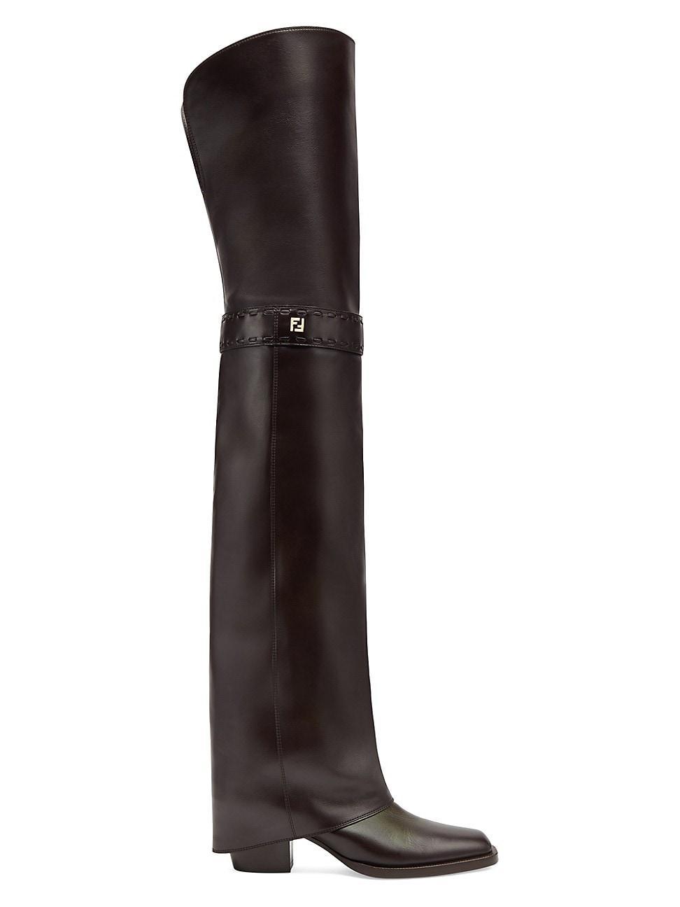 Womens Show 55MM Over-The-Knee Leather Boots product image