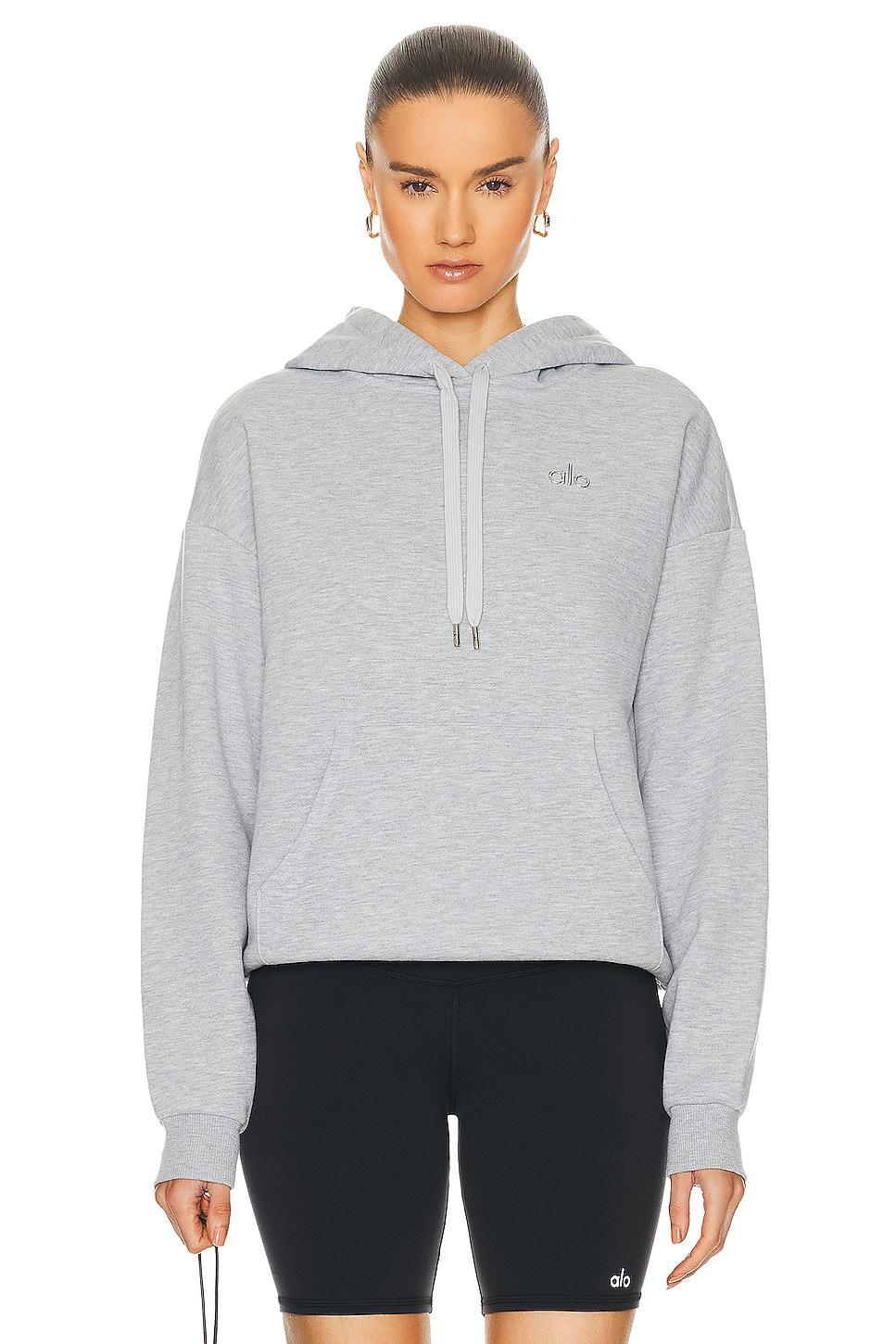 alo Accolade Hoodie in Grey Product Image