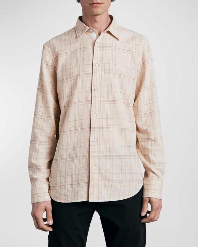 Mens Plaid Sport Shirt Product Image