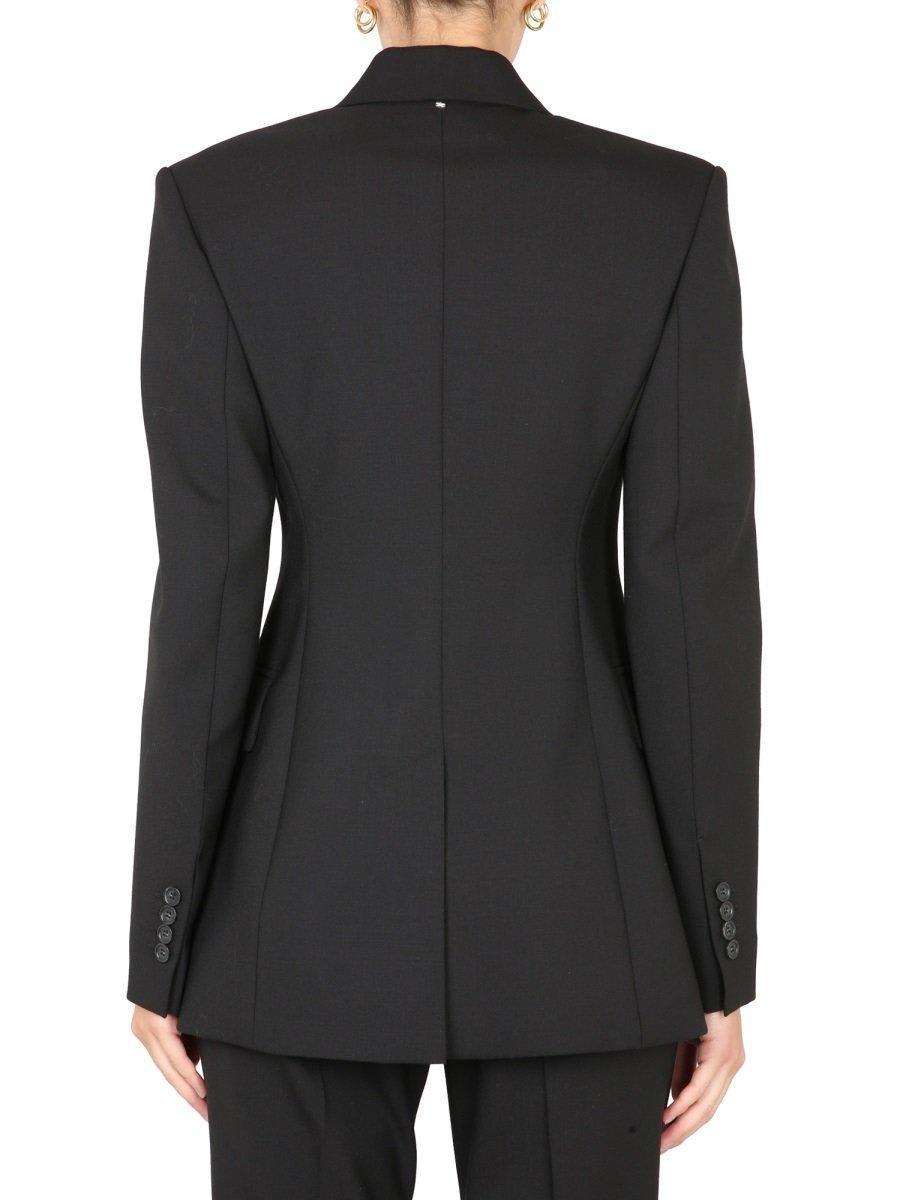 Single-breasted Jacket In Black Product Image