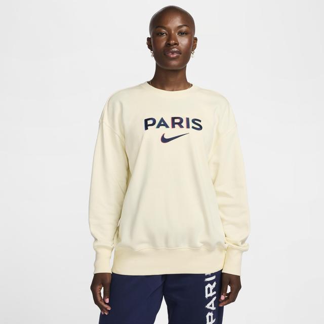 Paris Saint-Germain Phoenix Fleece Nike Womens Soccer Oversized Crew-Neck Sweatshirt Product Image