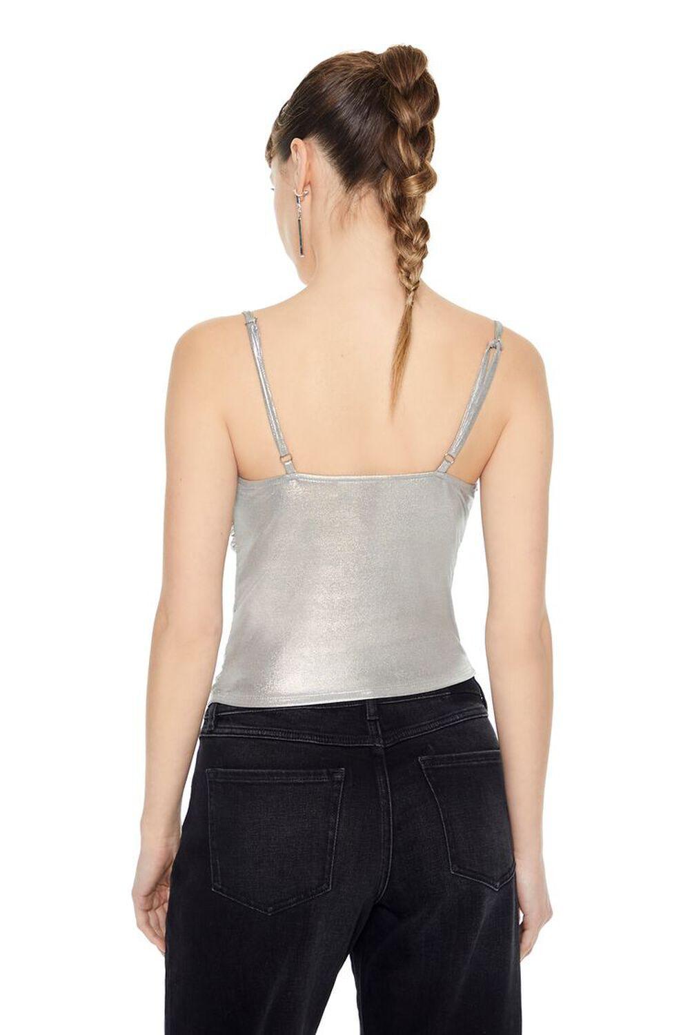 Metallic Cowl Cami | Forever 21 Product Image