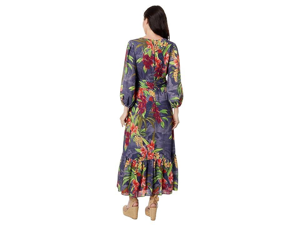 Tommy Bahama Villa Views Long Sleeve Maxi Dress (Island ) Women's Dress Product Image