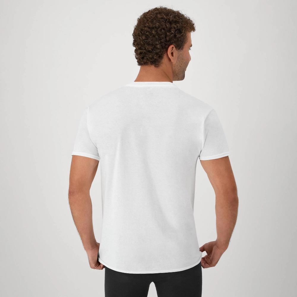 Hanes Men's V-Neck Undershirt 10pk - White M Product Image