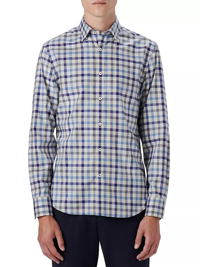 Julian Plaid Woven Shaped Shirt Product Image