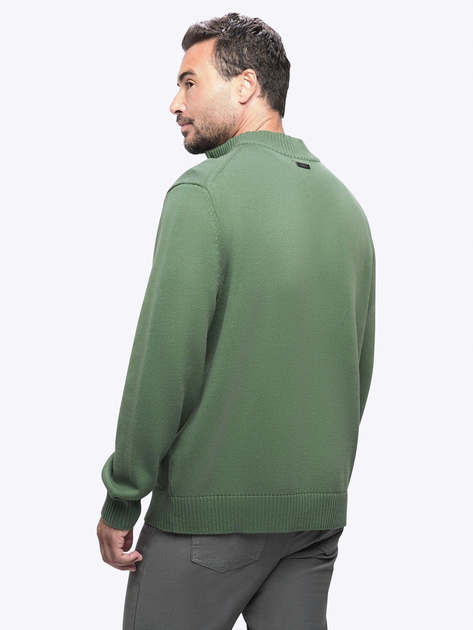 Odyssey Sweater Q-Zip | Moss Classic-Fit Product Image