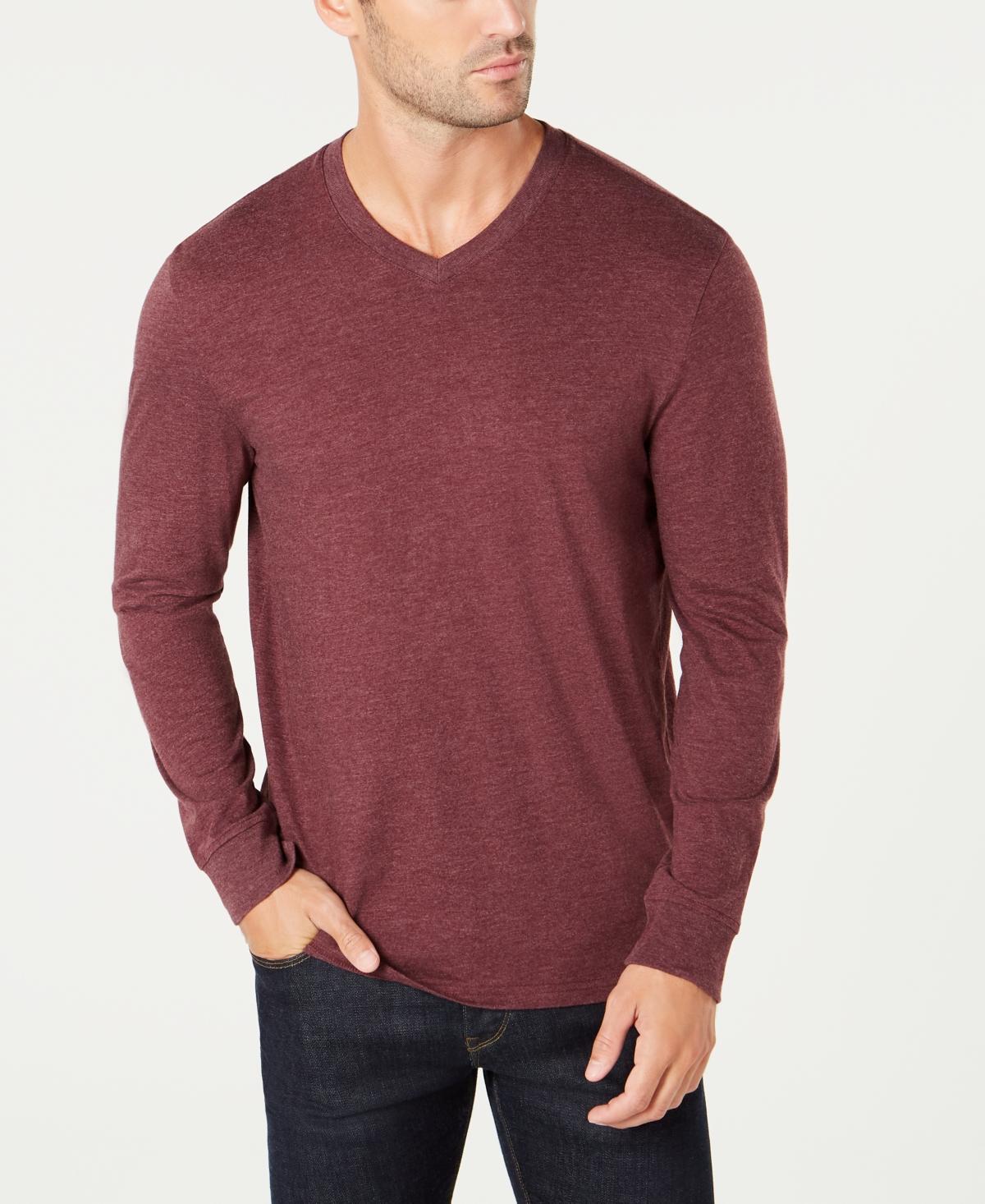 Club Room Mens V-Neck Long Sleeve T-Shirt, Created for Macys Product Image