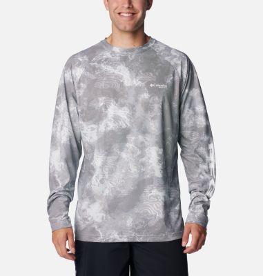 Columbia Men's PFG Terminal Deflector Printed Long Sleeve Shirt- Product Image