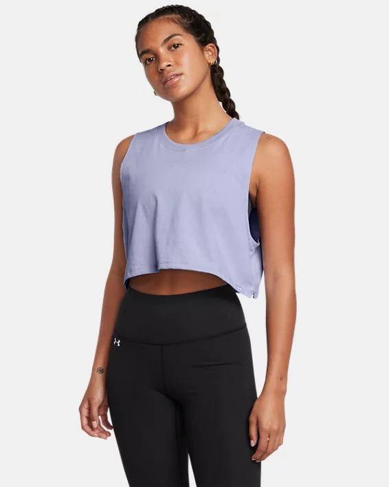 Womens UA Campus Crop Tank Product Image