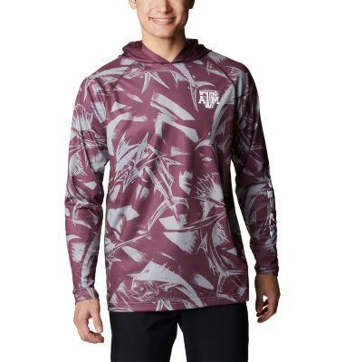 Columbia Men's Collegiate PFG Super Terminal Tackle Hoodie - Texas A&M- Product Image