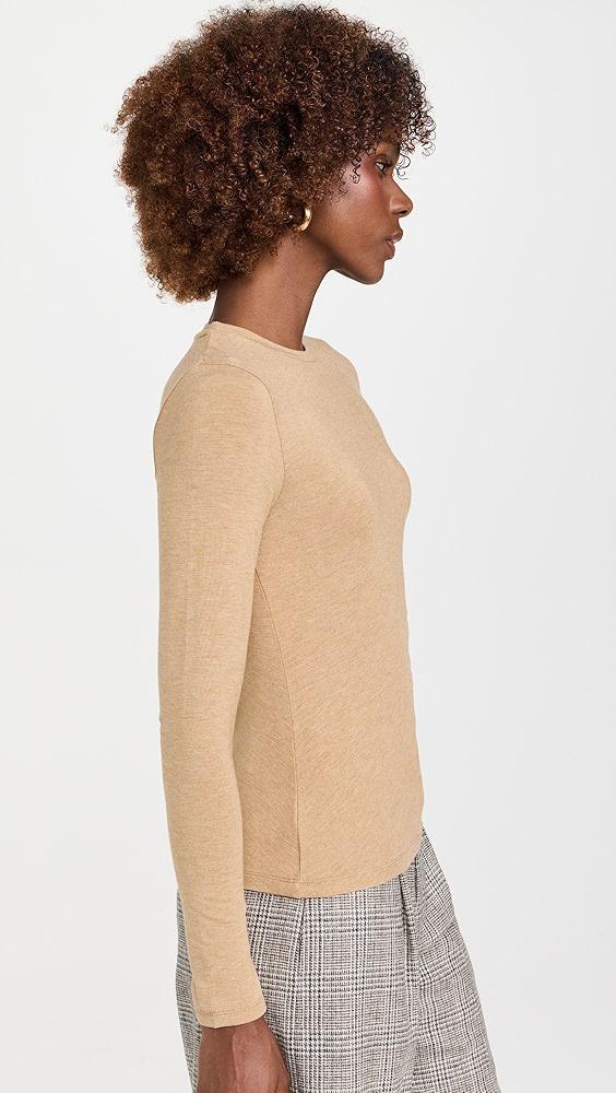 Vince Side Drape Crew Top | Shopbop Product Image