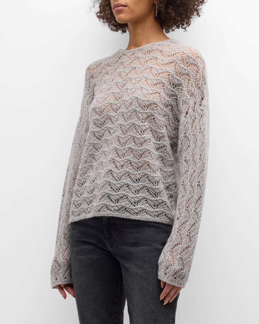 Cashmere Lace Knit Sweater product image