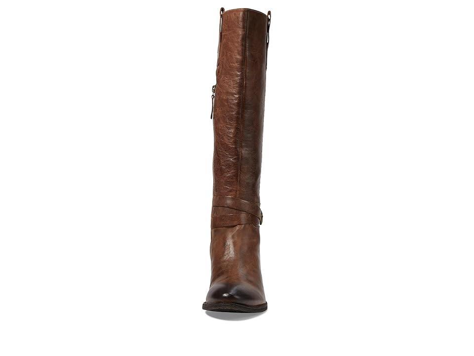 Frye Melissa Belted Tall (Chocolate) Women's Boots Product Image