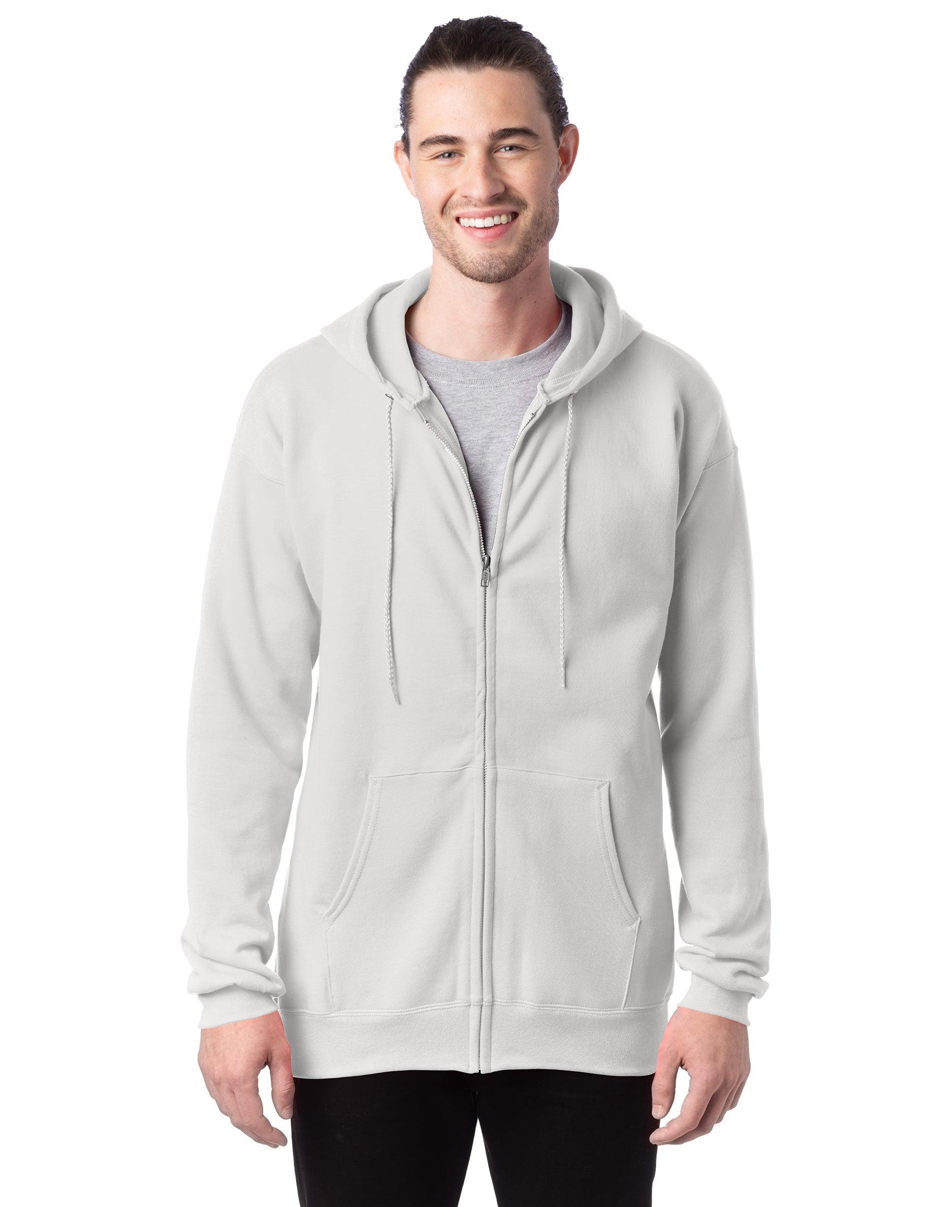 Hanes Ultimate Mens Full-Zip Heavyweight Fleece Hoodie Product Image