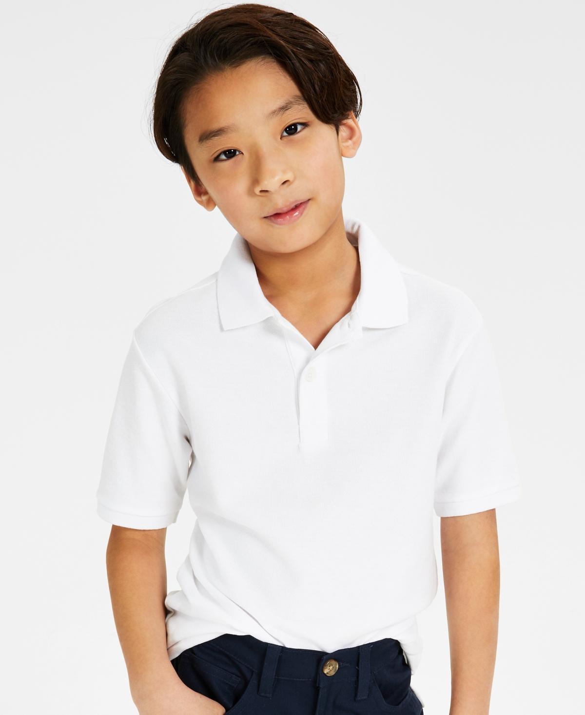 Nautica Big Boys Uniform Stretch Double Pique Polo Product Image