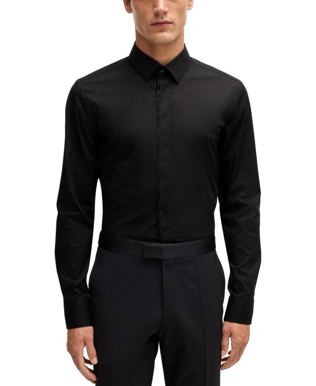 Boss by Hugo Boss Mens Easy-Iron Slim-Fit Dress Shirt Product Image