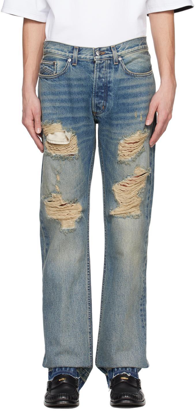 Indigo Beach Bum Jeans In Blue Product Image