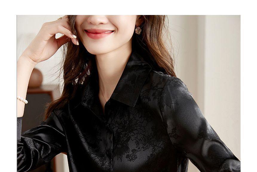 Floral Jacquard Shirt Product Image