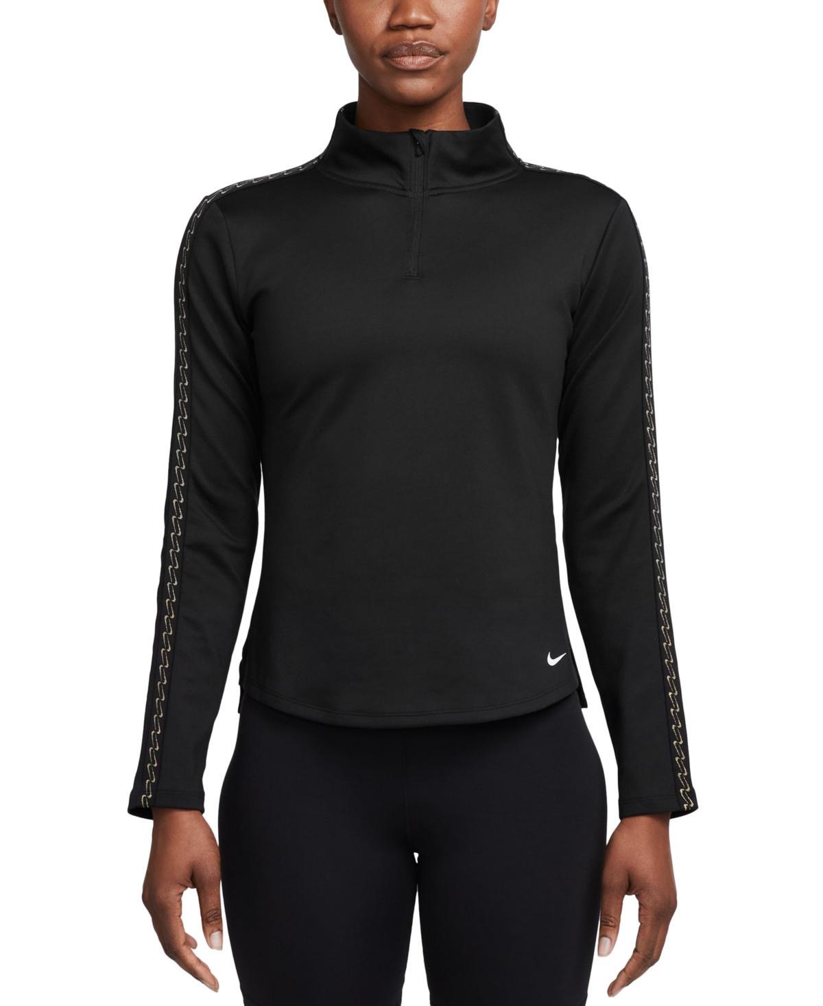 Nike Womens Therma-fit One 1/2-Zip Top - Diffused Blue Product Image