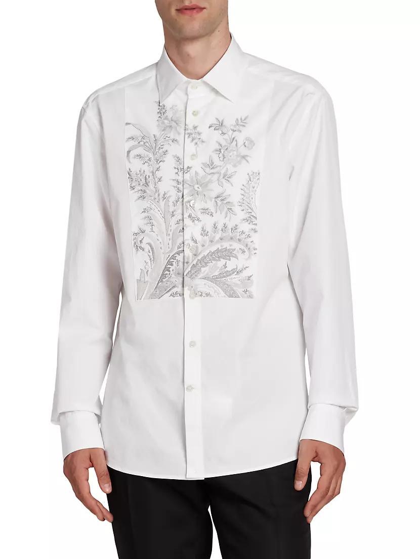 Floral Bib Formal Shirt Product Image