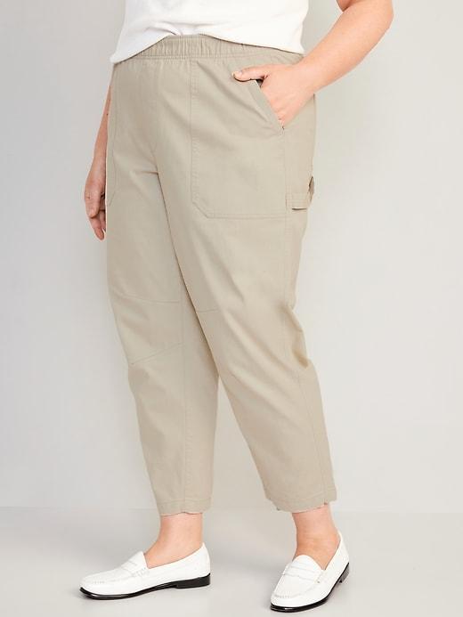 High-Waisted Pulla Utility Pants Product Image