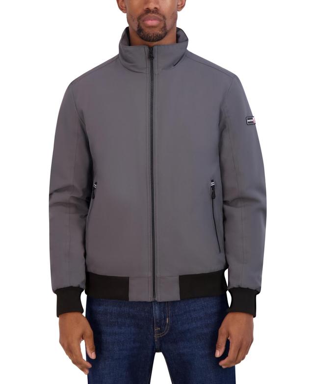 Nautica Mens Transitional Zip-Front Bomber Jacket Product Image