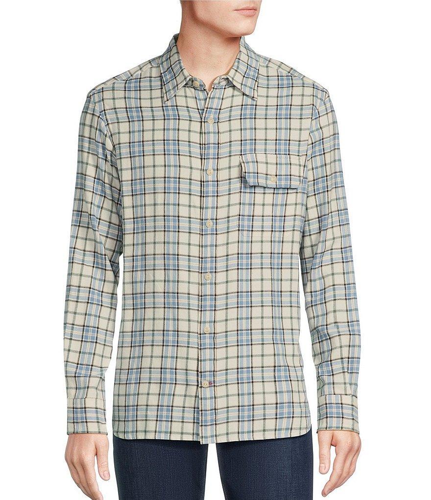 Cremieux Blue Label Plaid Vintage Twill Long-Sleeve Woven Shirt Product Image