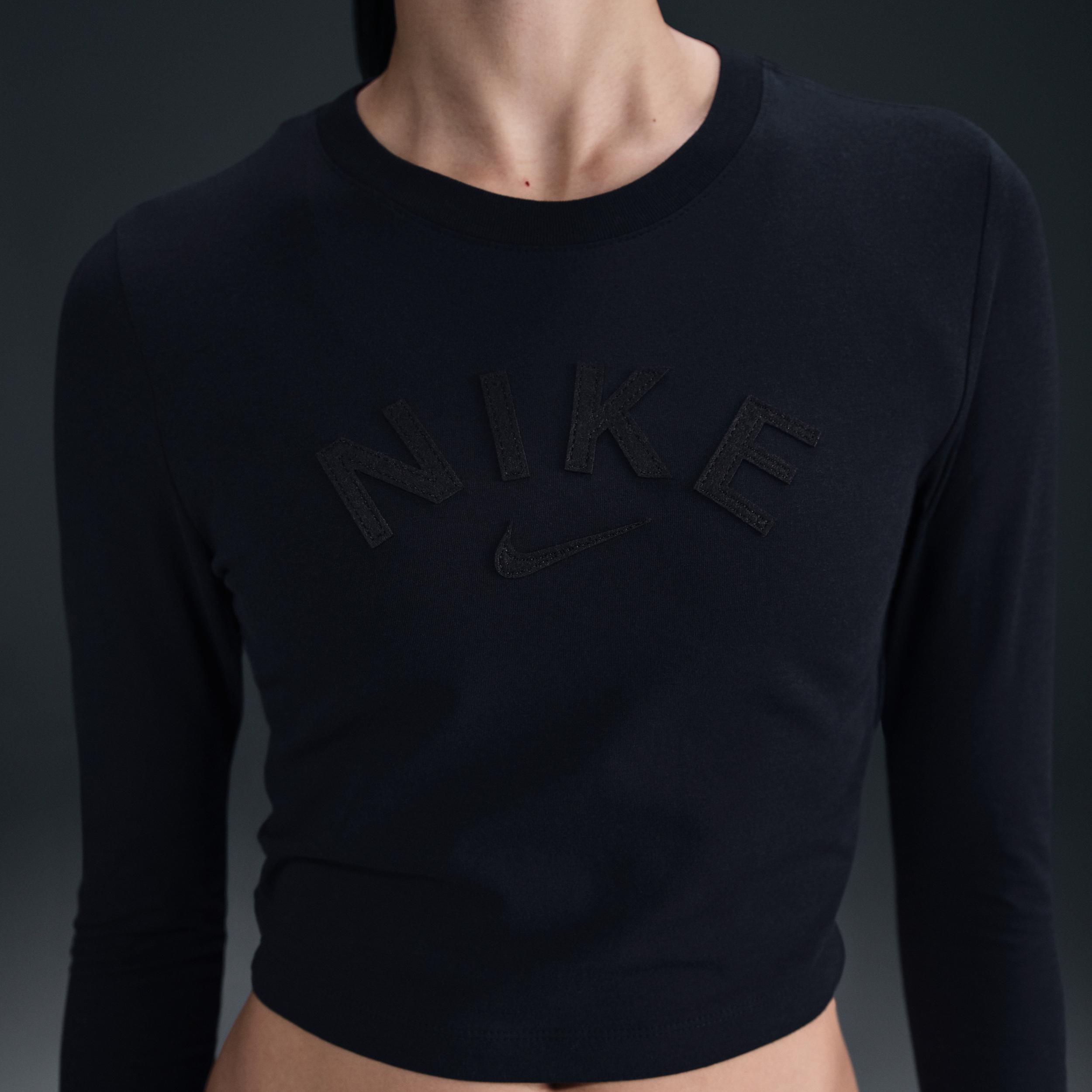 Women's Nike Sportswear Chill Knit Slim Cropped T-Shirt Product Image