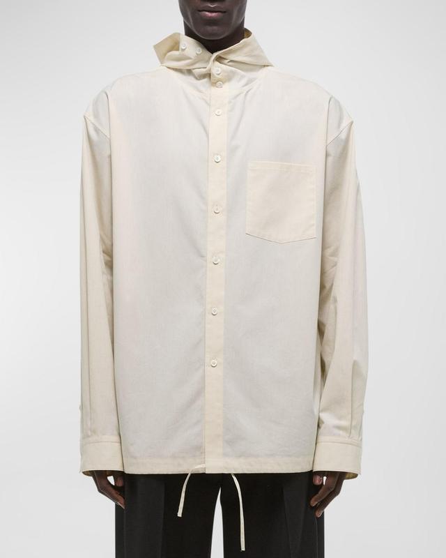 Men's Cotton Hoodie Shirt Product Image