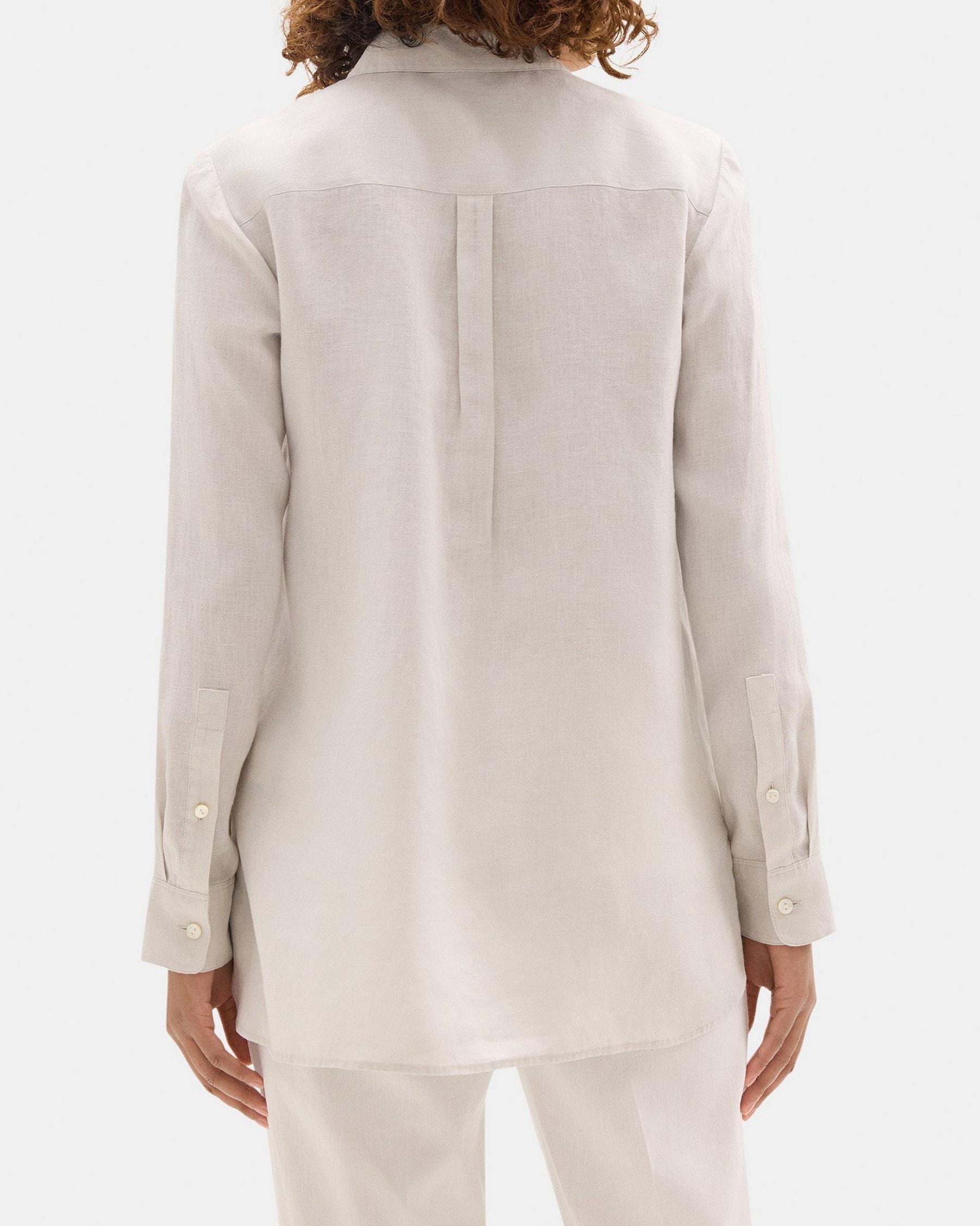 Tunic Shirt in Linen Product Image