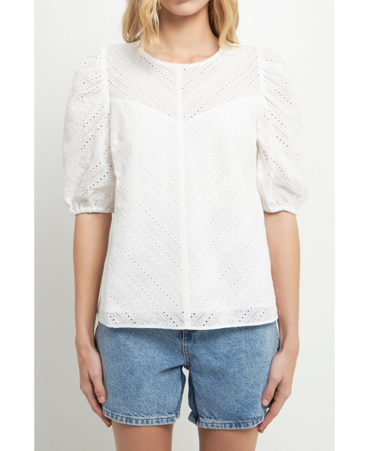 English Factory Eyelet Blouse Product Image