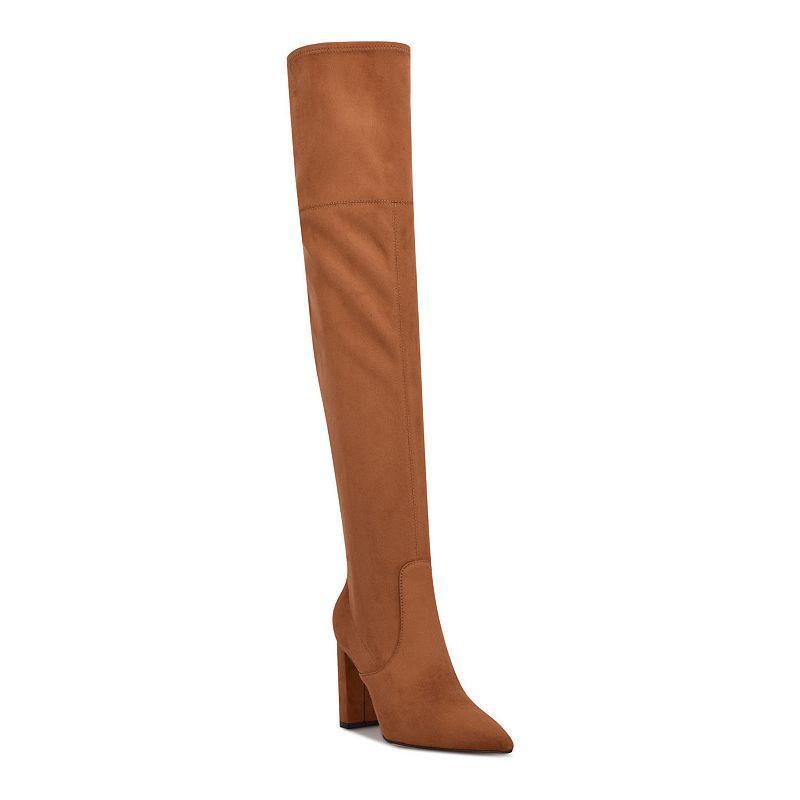 Nine West Daser Womens Thigh-High Boots Natural Product Image