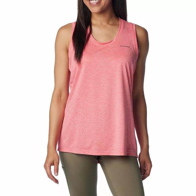 Womens Columbia Hike Moisture-Wicking Active Tank Top Eve Grey Product Image