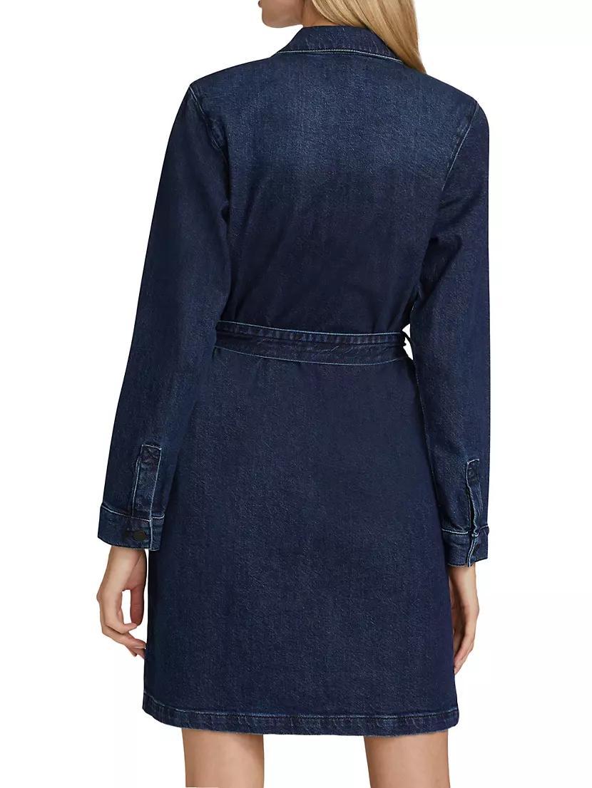 Jefferson Belted Denim Minidress Product Image